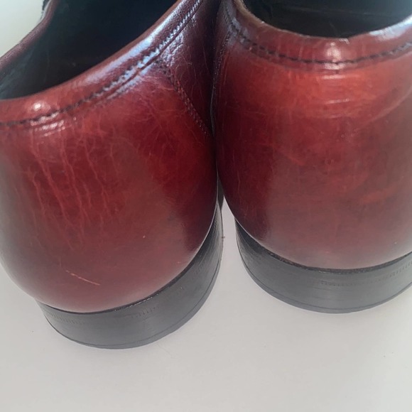 STUART MCGUIRE MADE IN ITALY RED LOAFERS - Picture 6 of 9